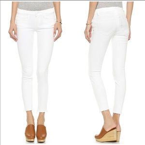 Paige Verdugo Skinny Ankle Raw Hem Jeans